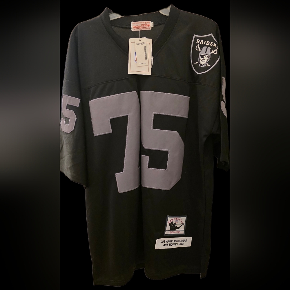 Vintage Los Angeles Raiders Jersey Mens XL48 Black NFL Football Howie Long 2000s